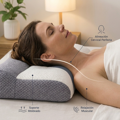 Névora™ Almohada Cervical Ergonómica Anti-Estrés